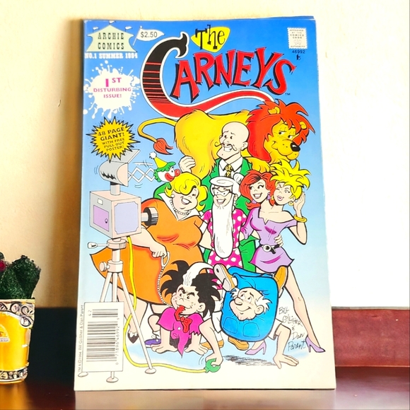 VTG ⭐️ ARCHIE COMICS The Carney's Issue 1 & Mighty Mutanimals Issue 9 - Picture 2 of 7